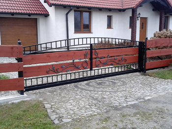 bramy i ogrodzenia kute