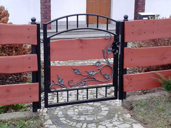 bramy i ogrodzenia kute