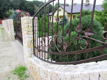 bramy i ogrodzenia kute