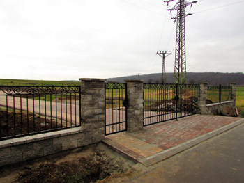 bramy i ogrodzenia kute