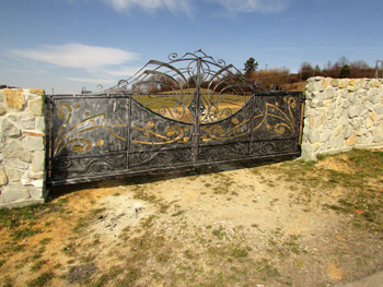 bramy i ogrodzenia kute