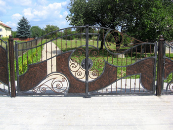 bramy i ogrodzenia kute