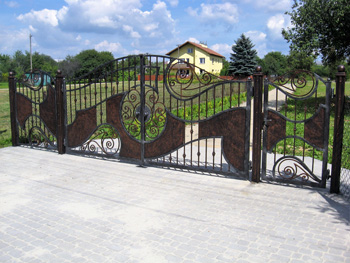 bramy i ogrodzenia kute