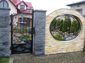 bramy i ogrodzenia kute