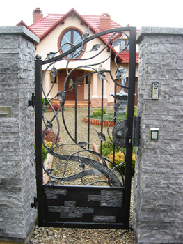 bramy i ogrodzenia kute