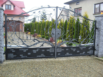 bramy i ogrodzenia kute