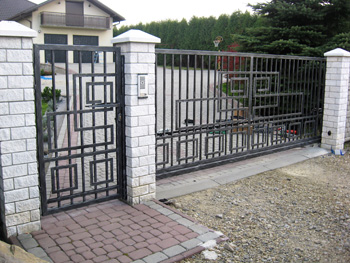 bramy i ogrodzenia kute