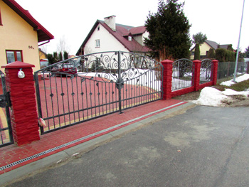 bramy i ogrodzenia kute