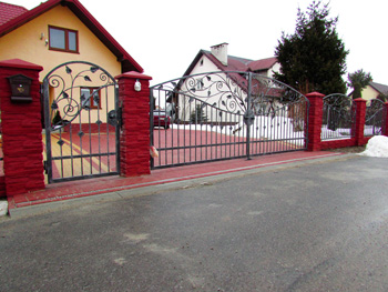 bramy i ogrodzenia kute